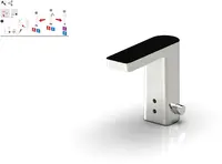 Oras Stela Touchless faucet - Adjusting temperature